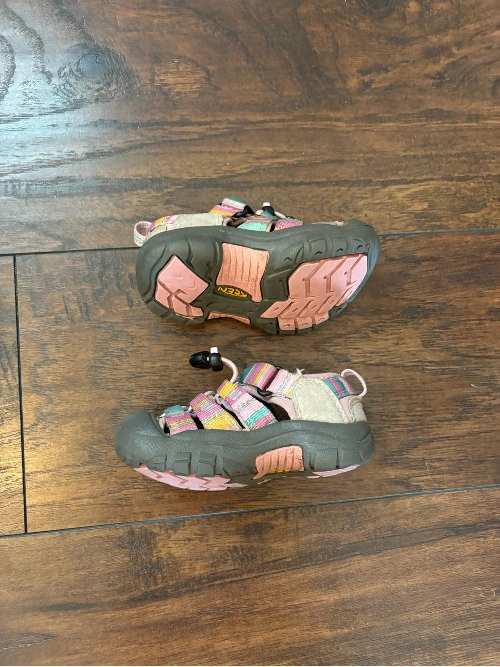 KEEN Little Kids' Pink Multi Sandals Size 8